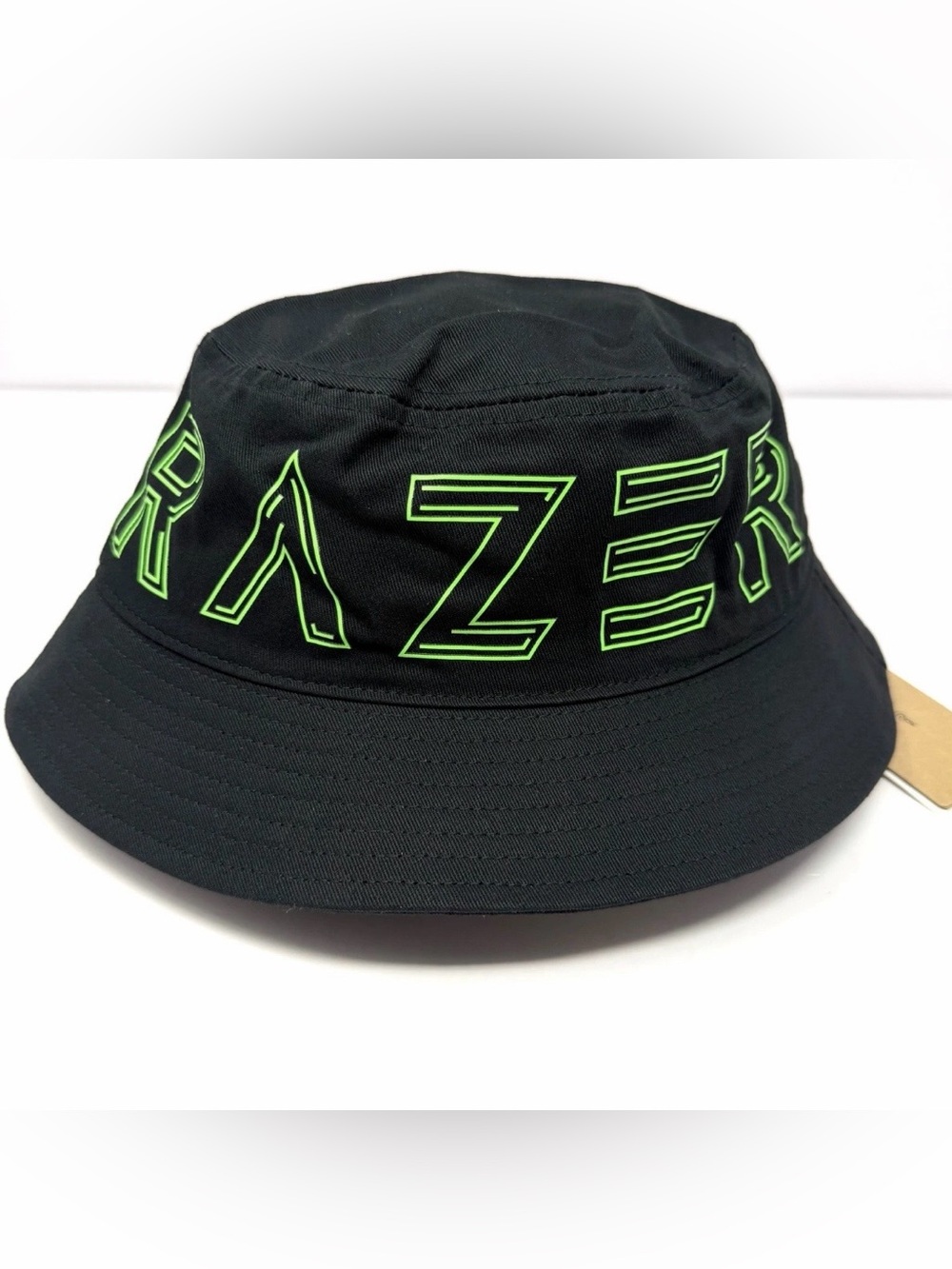 Razer Unleashed Bucket Hat Black Green Logo One Size PC Gaming BRAND NEW NWT